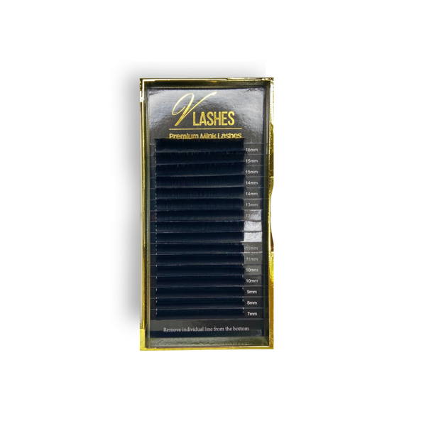Vlashes Black & Gold Mink Volym - D 0.05 Vlashes