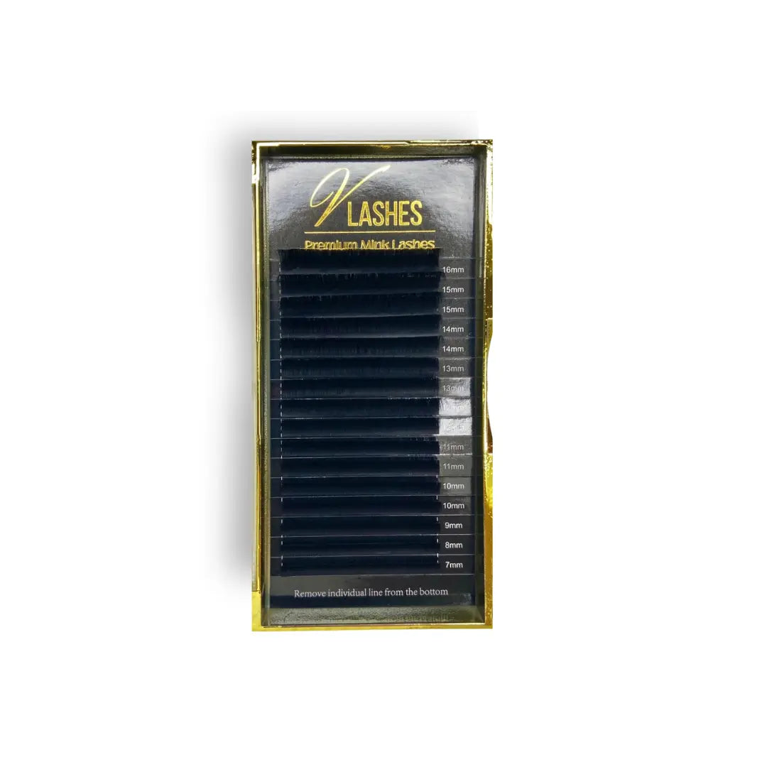 Vlashes Black & Gold Mink Volym - D 0.07 Vlashes